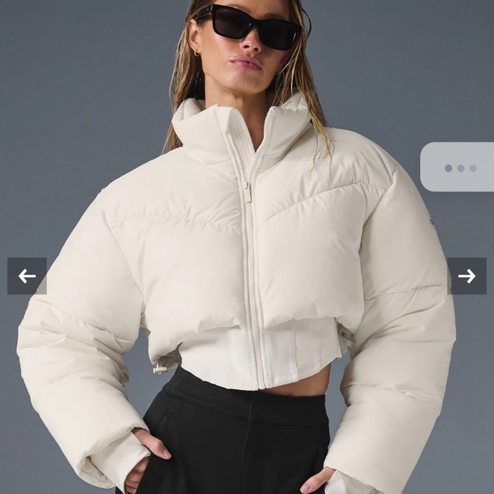 Alo yoga corset puffer